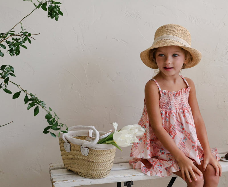 Flo - Korean Children Fashion - #Kfashion4kids - Berry Sleeveless Blouse - 6