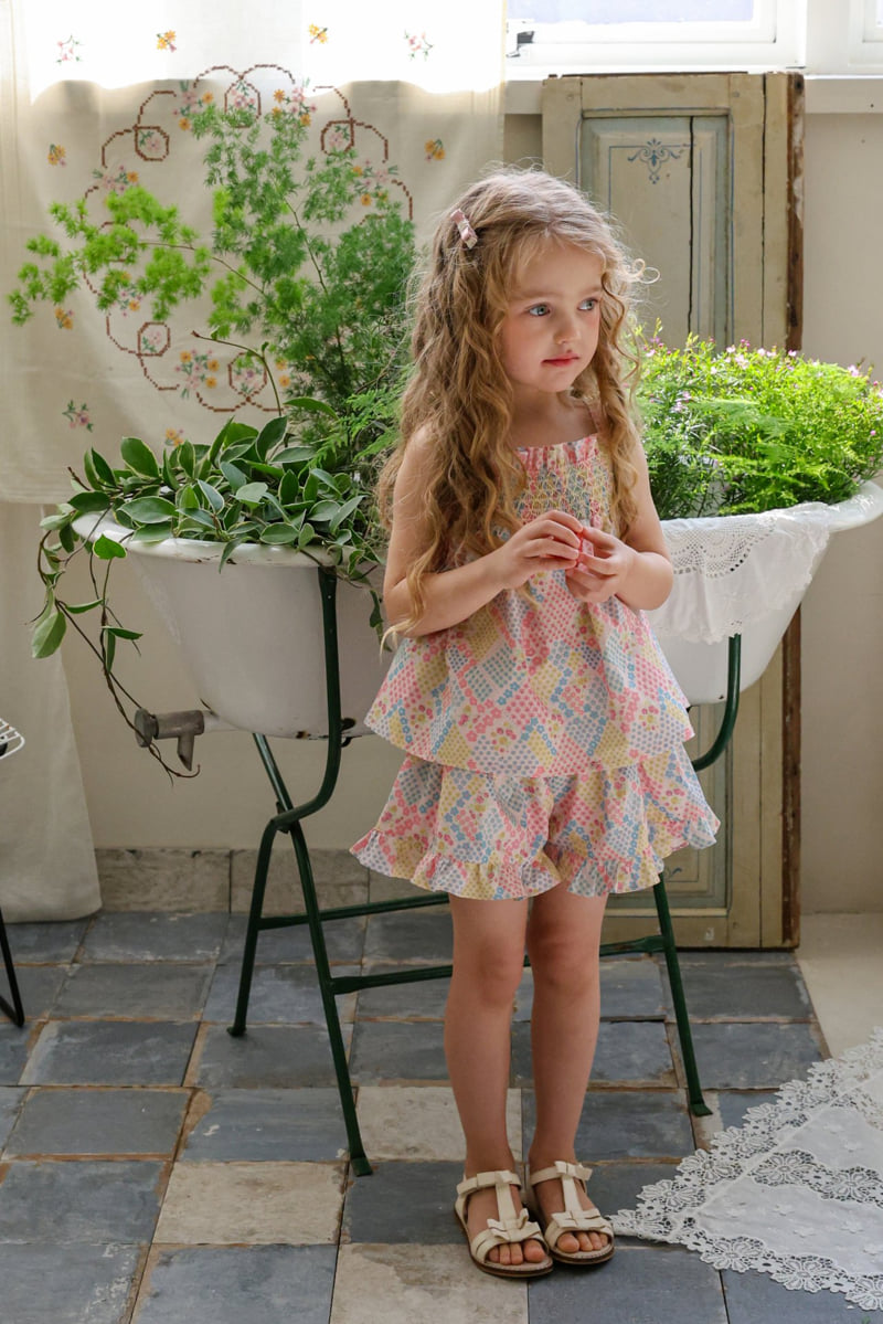Flo - Korean Children Fashion - #childofig - Berry Sleeveless Blouse - 11
