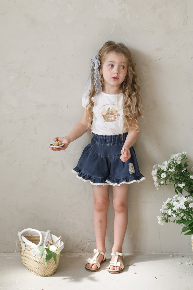 Flo - Korean Children Fashion - #childrensboutique - Rose Denim Pants - 4