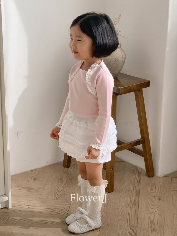 Flower J - Korean Children Fashion - #childofig - Chabby Skort