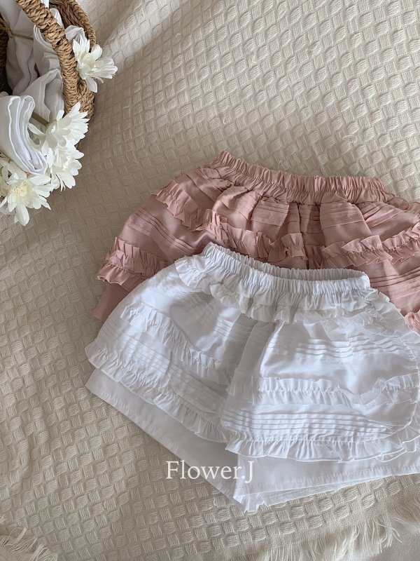 Flower J - Korean Children Fashion - #childrensboutique - Chabby Skort - 3