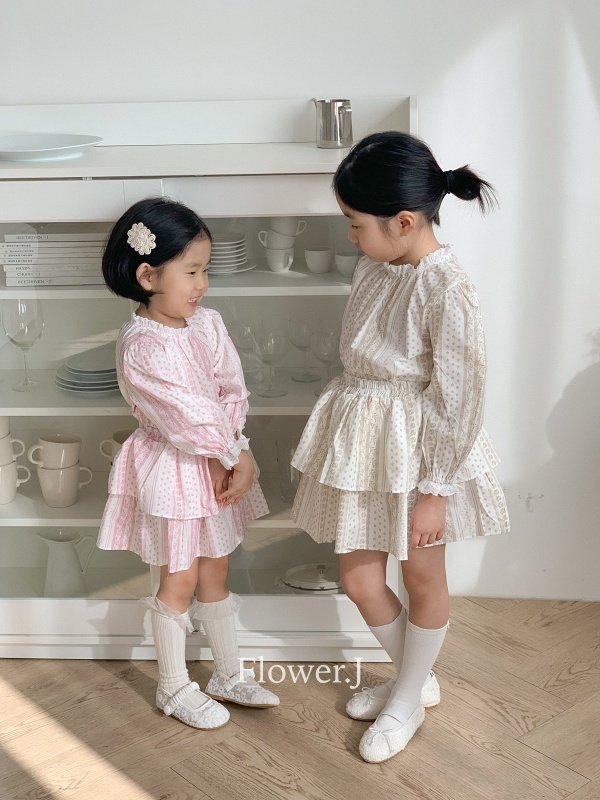 Flower J - Korean Children Fashion - #childrensboutique - Lulu Set-Up