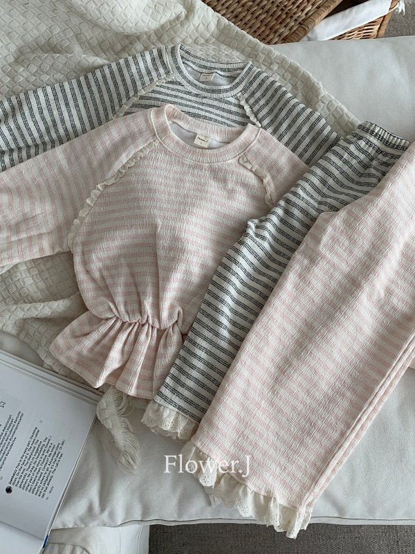 Flower J - Korean Children Fashion - #littlefashionista - Lia Set-Up