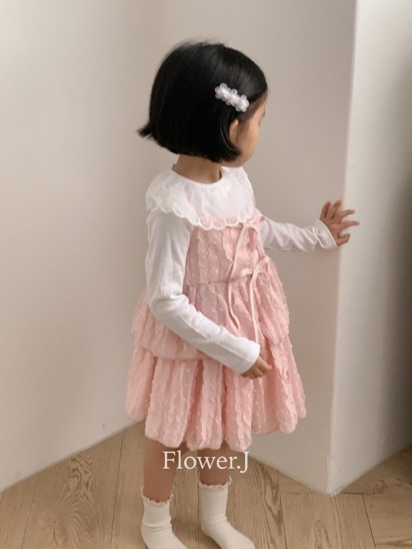Flower J - Korean Children Fashion - #minifashionista - Rose Vest Set-Up - 2