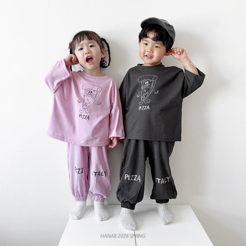 Hanab - Korean Children Fashion - #Kfashion4kids - Pizza Set - 2