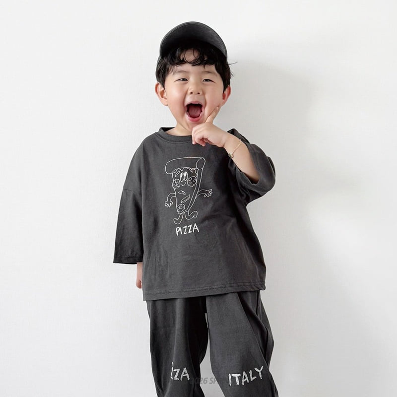 Hanab - Korean Children Fashion - #childofig - Pizza Set - 7