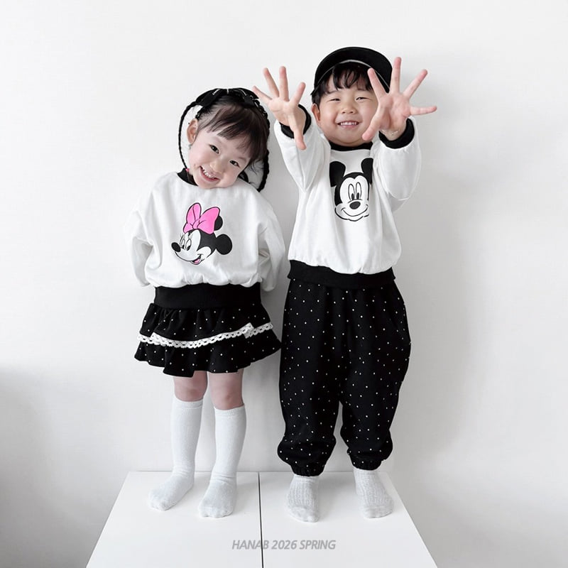 Hanab - Korean Children Fashion - #kidsstore - Dot Mickey Mini Set - 5