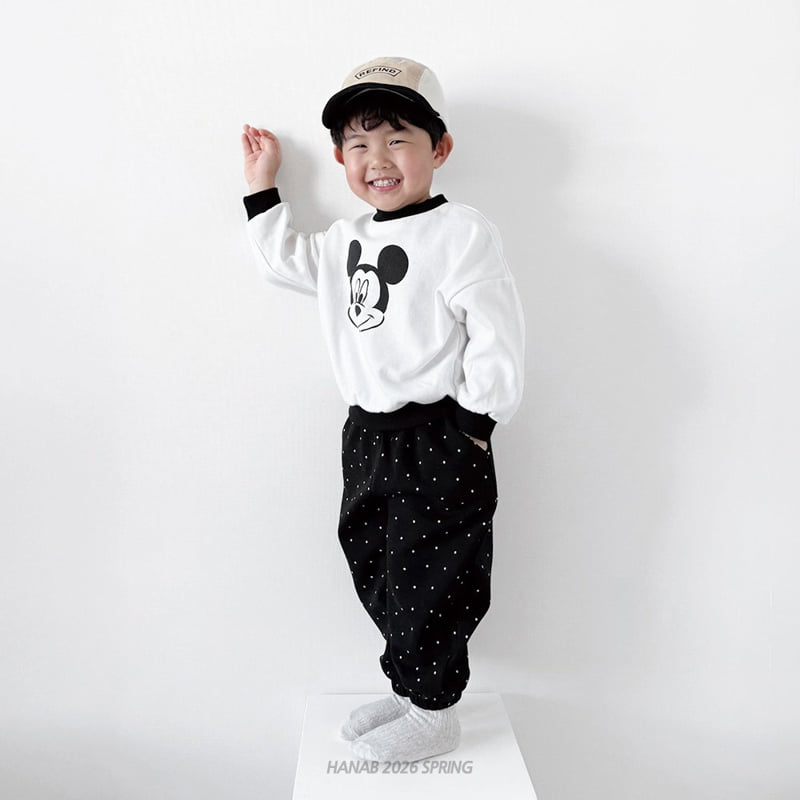 Hanab - Korean Children Fashion - #kidzfashiontrend - Dot Mickey Mini Set - 6
