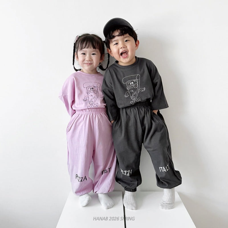 Hanab - Korean Children Fashion - #minifashionista - Pizza Set - 5