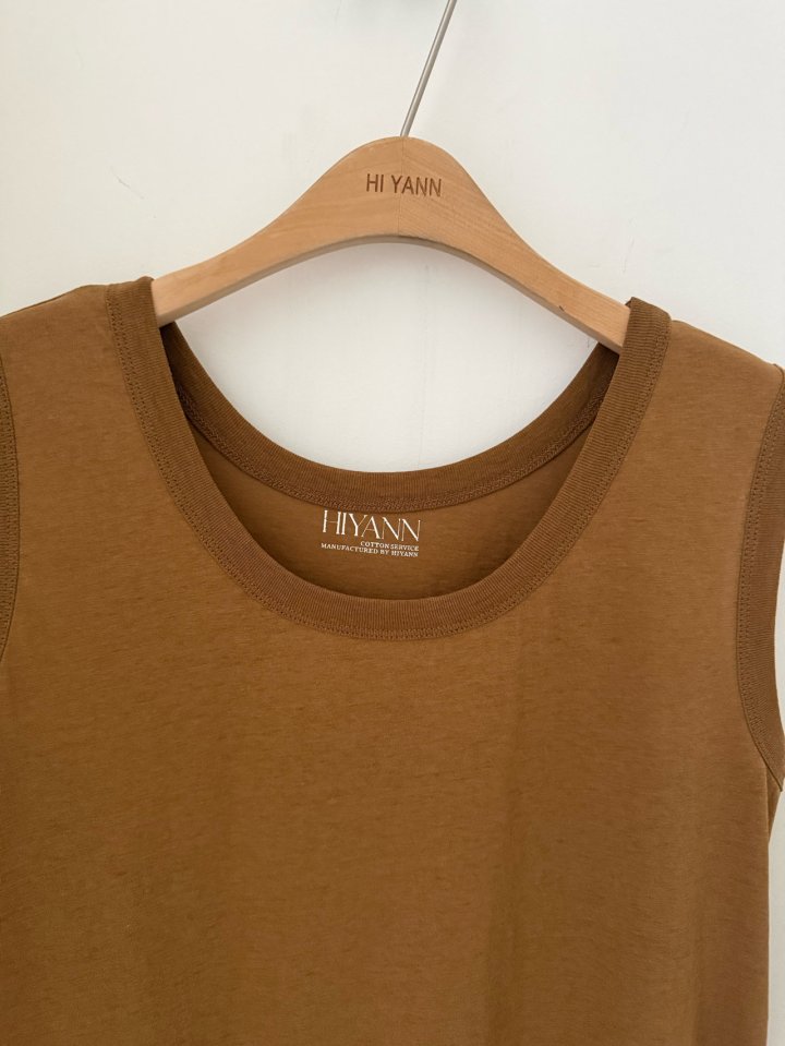 Hiyann - Korean Women Fashion - #momslook - Ribbed Sleeveless Top - 5