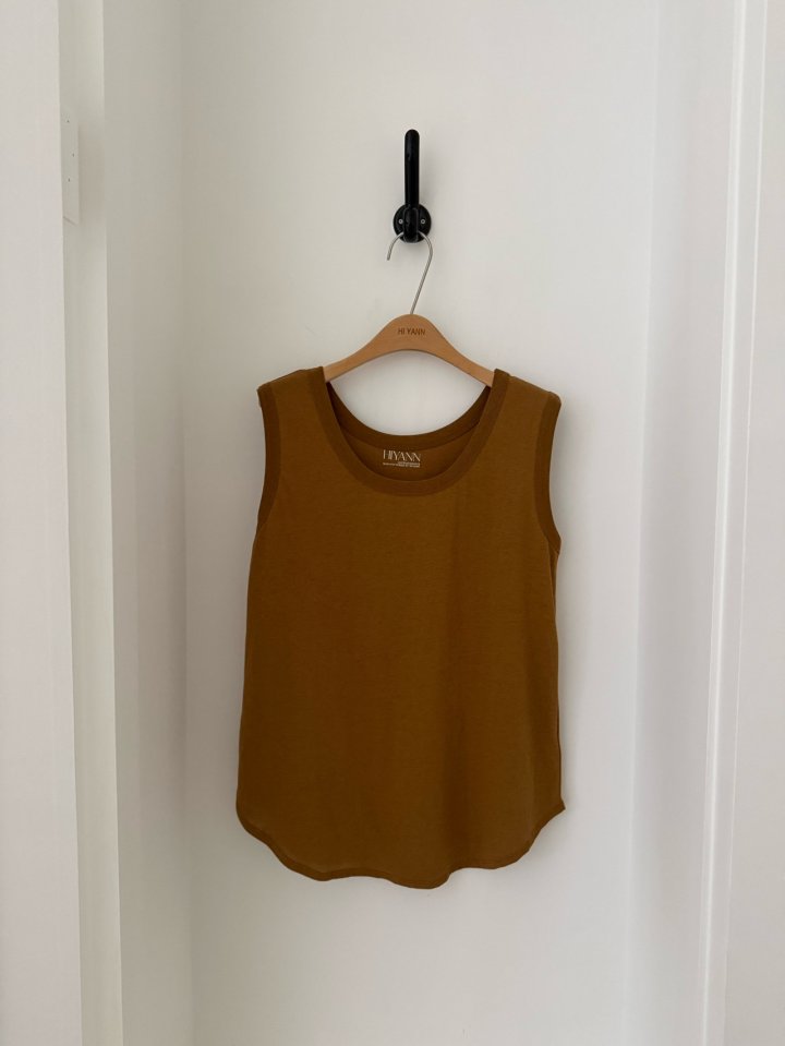 Hiyann - Korean Women Fashion - #momslook - Ribbed Sleeveless Top - 4