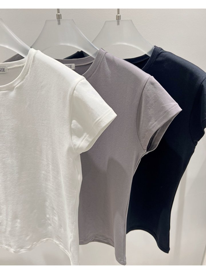 Janie - Korean Women Fashion - #momslook - Basic Spandex Tee - 8