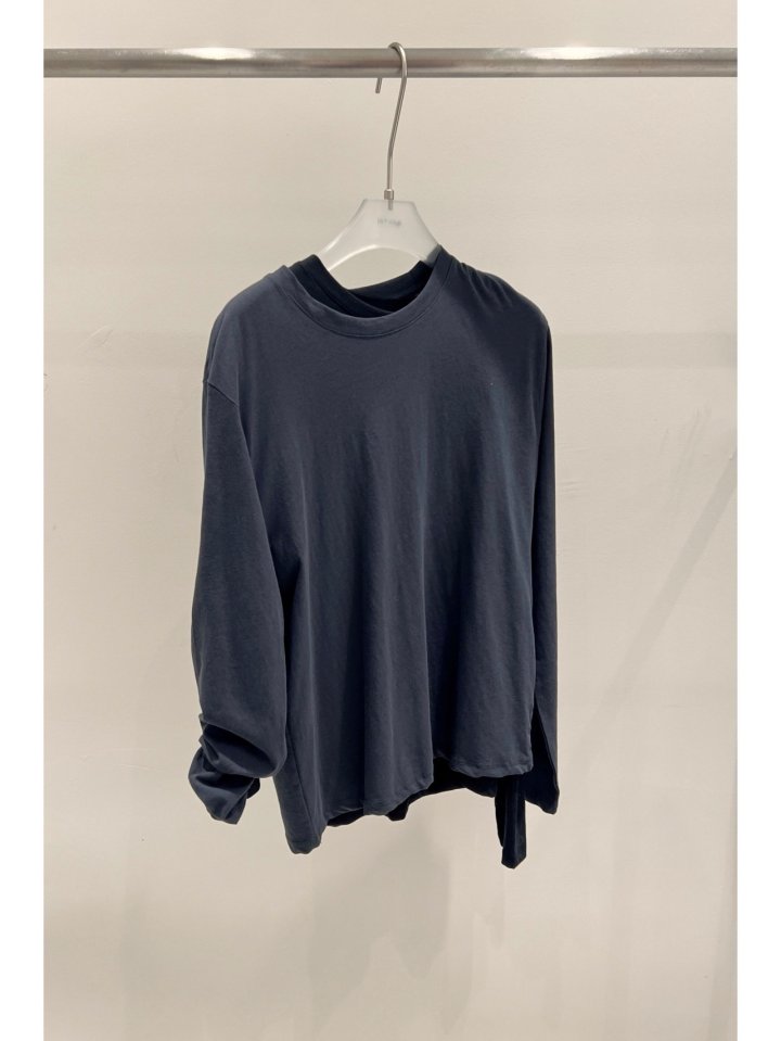 Janie - Korean Women Fashion - #momslook - Cotton Easy Round Tee - 7