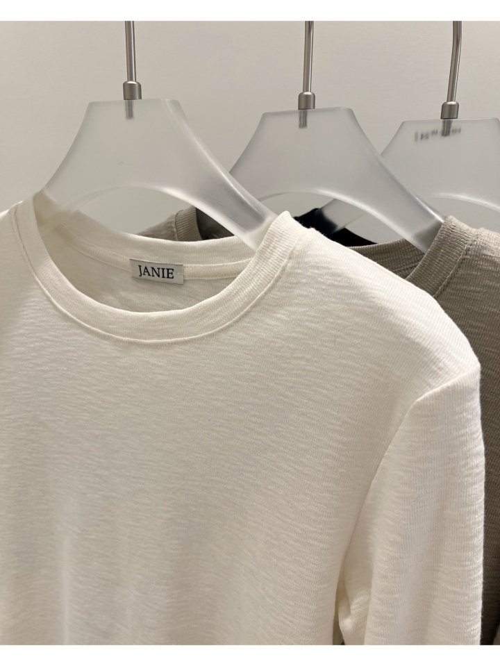 Janie - Korean Women Fashion - #womensfashion - Essential Tee - 4