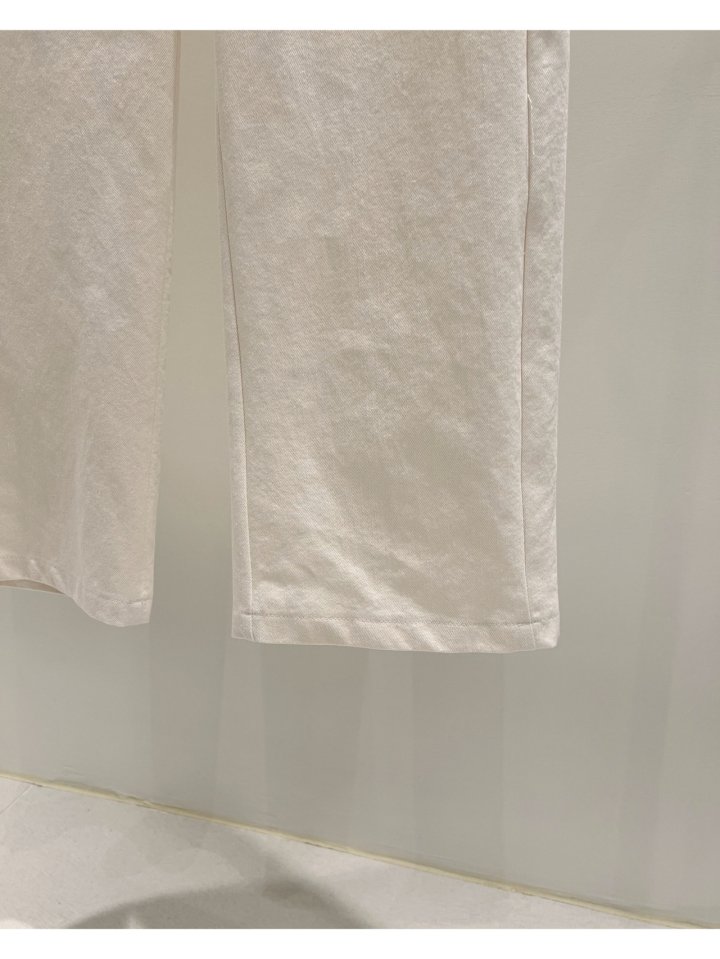Janie - Korean Women Fashion - #thelittlethings - Slub Wide Pants - 5