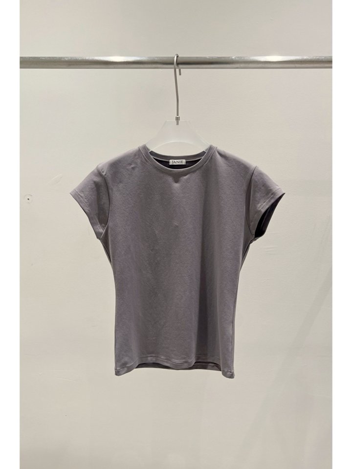 Janie - Korean Women Fashion - #womensfashion - Basic Spandex Tee - 5