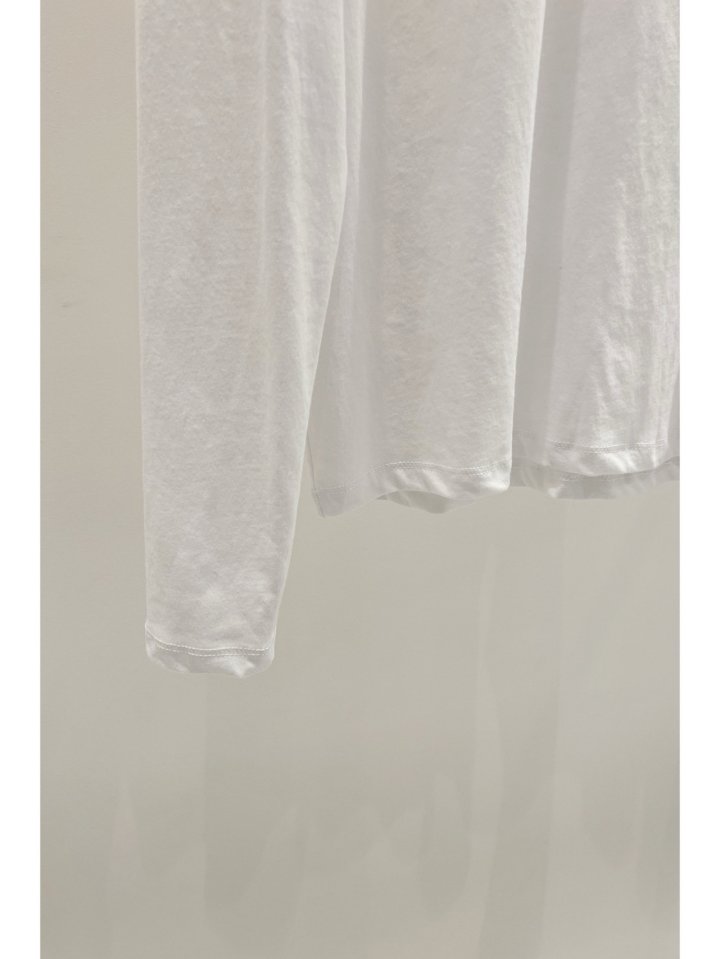 Janie - Korean Women Fashion - #womensfashion - Cotton Easy Round Tee - 6
