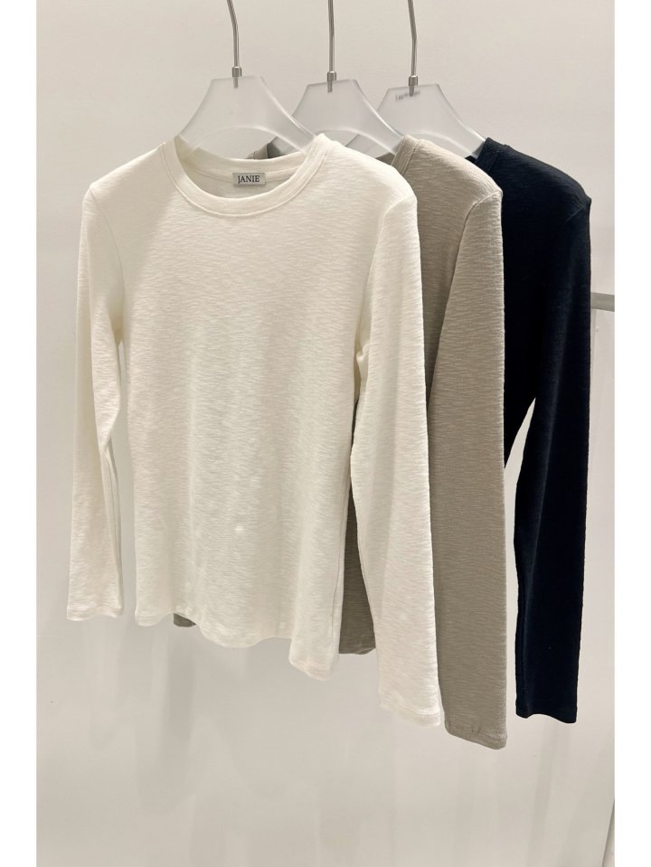 Janie - Korean Women Fashion - #womensfashion - Essential Tee - 5