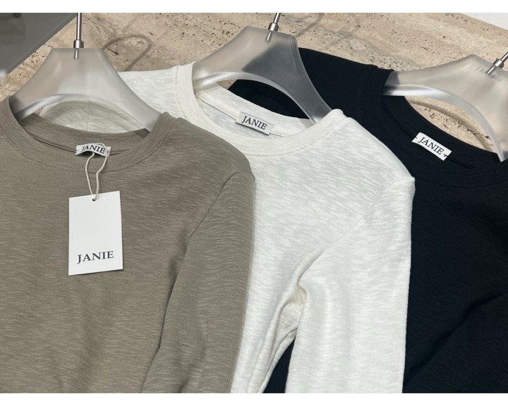 Janie - Korean Women Fashion - #womensfashion - Essential Tee - 7