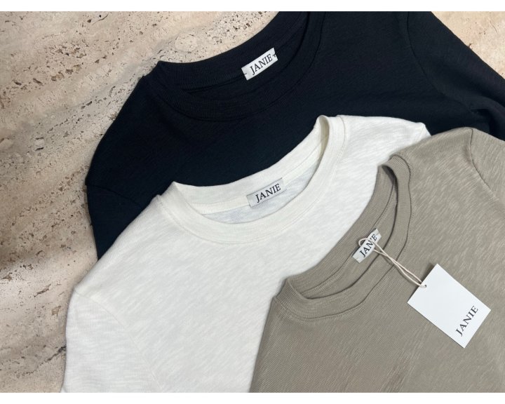 Janie - Korean Women Fashion - #womensfashion - Essential Tee - 9