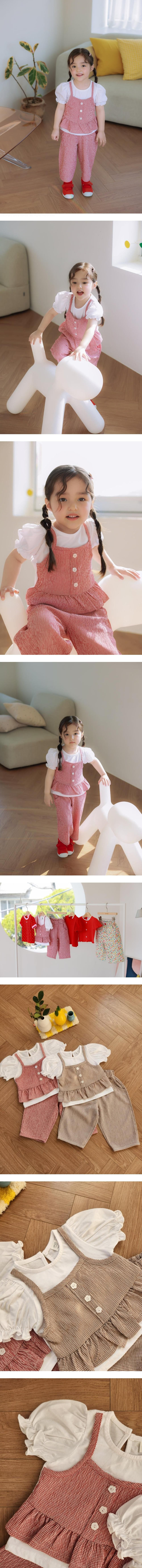 Jazz - Korean Children Fashion - #magicofchildhood - Check Set