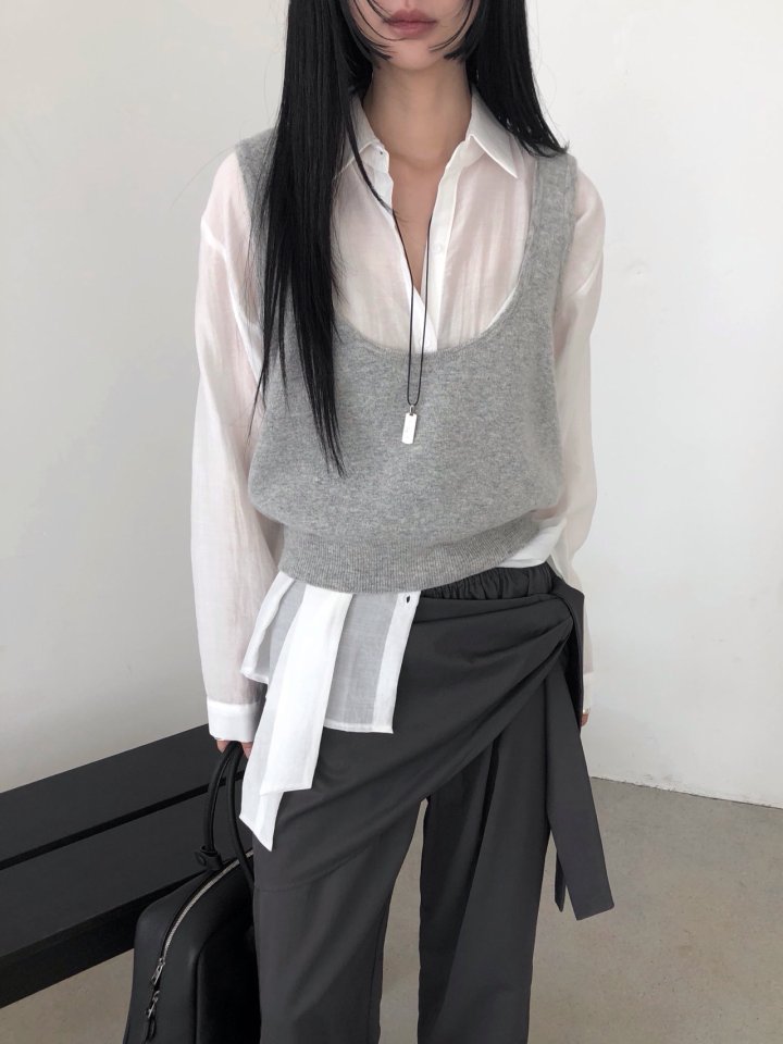 Jeiin - Korean Women Fashion - #momslook - Cuff Pants - 5