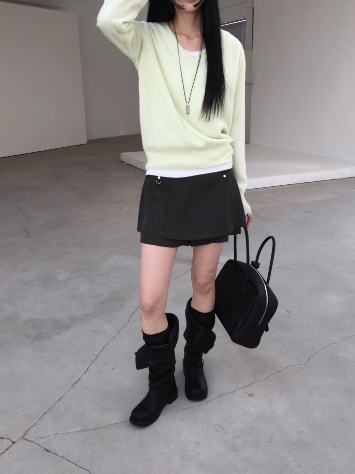 Jeiin - Korean Women Fashion - #momslook - Gram V Knit - 10