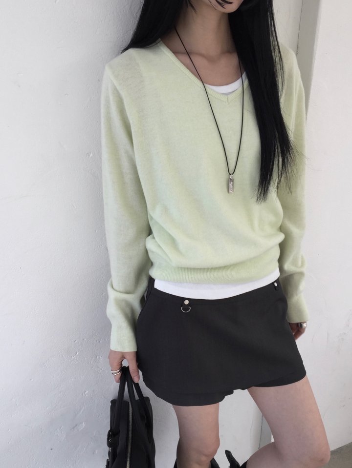 Jeiin - Korean Women Fashion - #momslook - Gram V Knit - 12