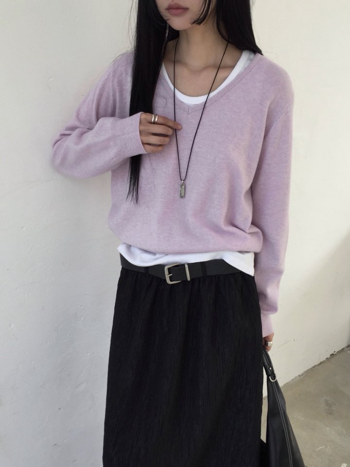 Jeiin - Korean Women Fashion - #momslook - Gram V Knit - 6