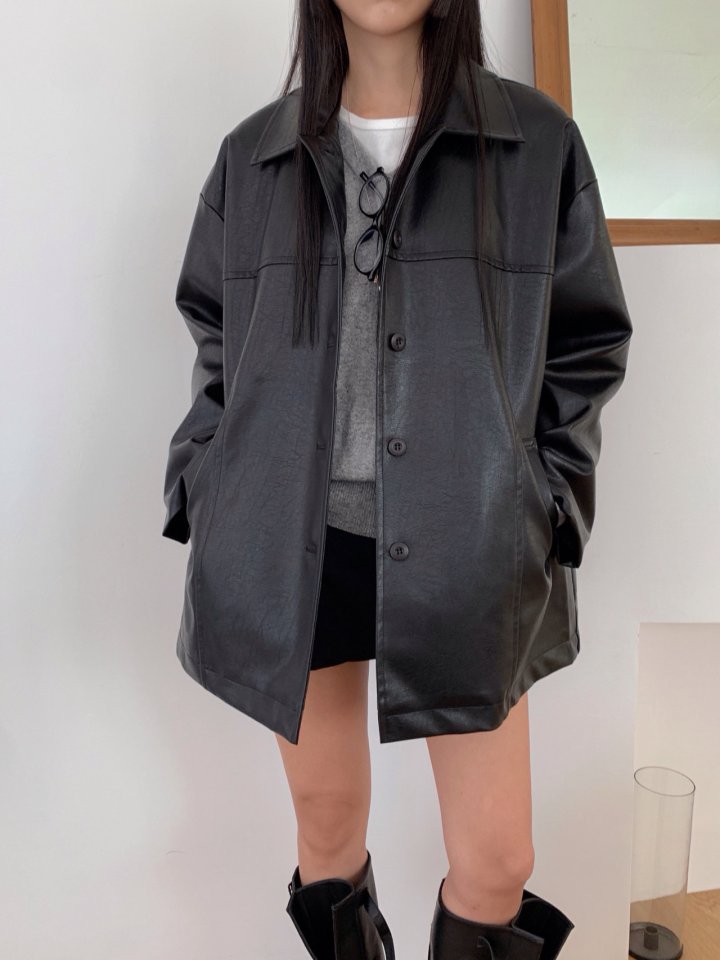 Jeiin - Korean Women Fashion - #momslook - Mug Jacket - 2