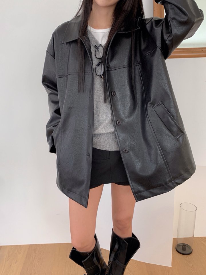 Jeiin - Korean Women Fashion - #momslook - Mug Jacket - 3