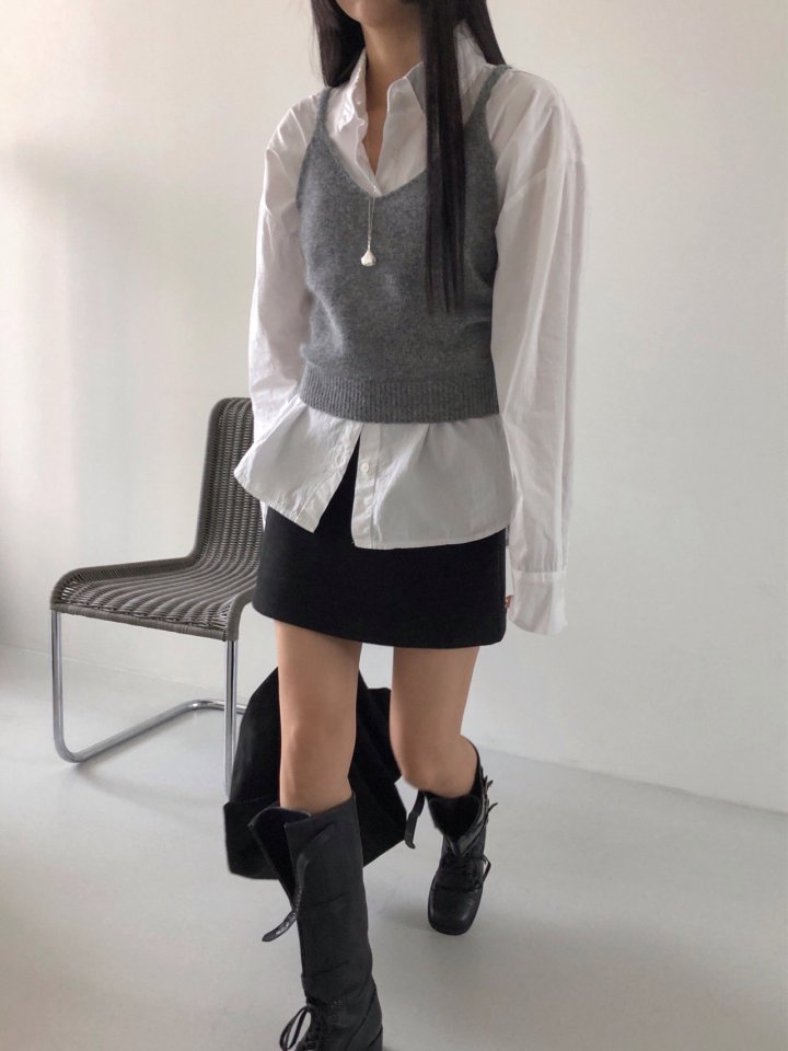 Jeiin - Korean Women Fashion - #momslook - Angora Vest - 10