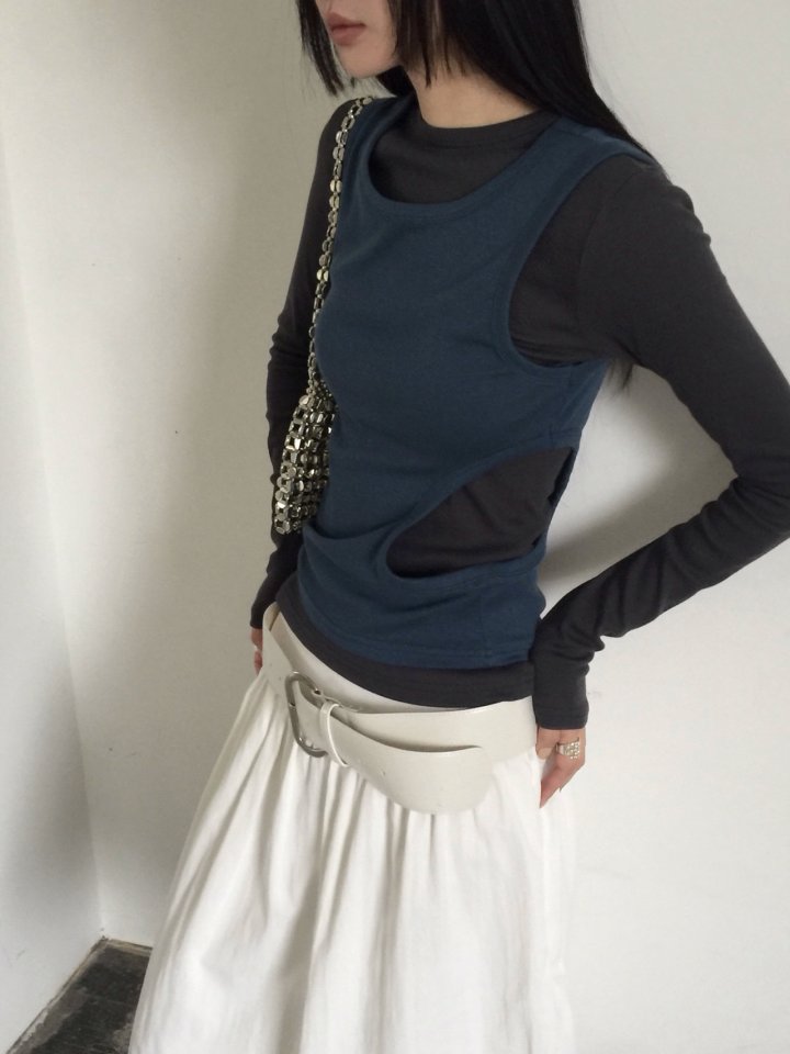 Jeiin - Korean Women Fashion - #momslook - Eden Sleeveless - 7