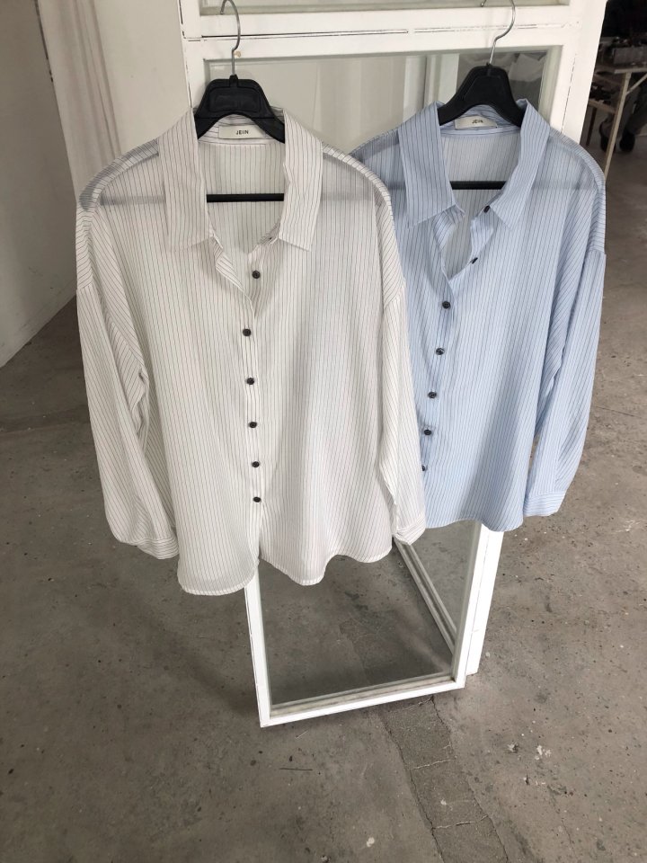 Jeiin - Korean Women Fashion - #vintagekidsstyle - Tory Shirt - 4