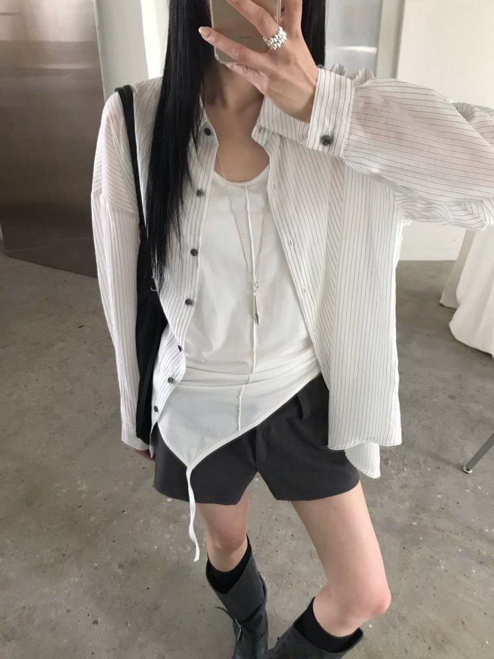 Jeiin - Korean Women Fashion - #romanticstyle - Tory Shirt - 6