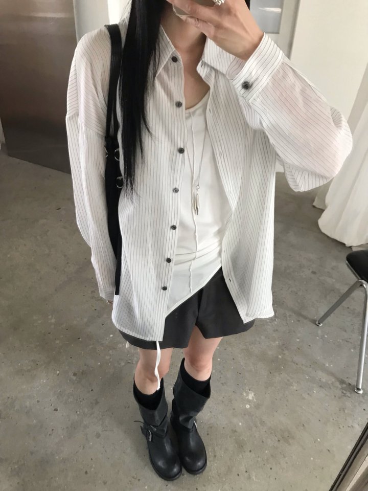 Jeiin - Korean Women Fashion - #shopsmall - Tory Shirt - 7