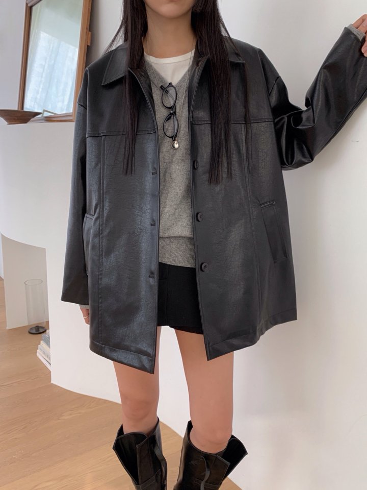 Jeiin - Korean Women Fashion - #thatsdarling - Mug Jacket - 11