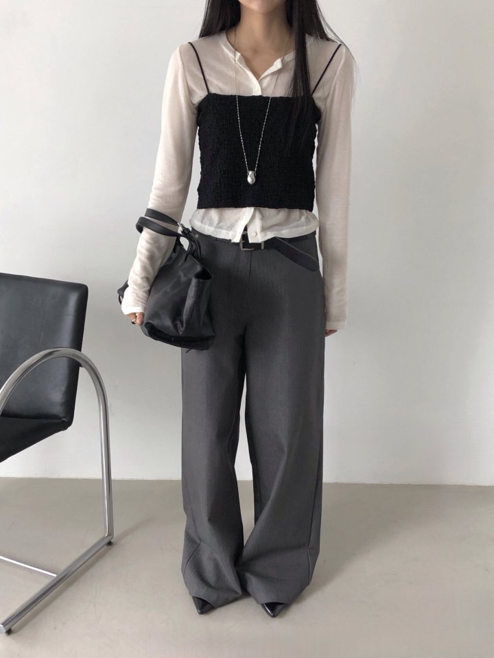 Jeiin - Korean Women Fashion - #thatsdarling - Herringbone Pants - 7