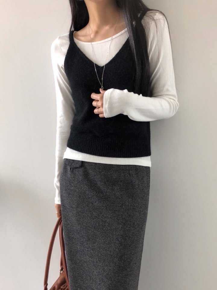 Jeiin - Korean Women Fashion - #shopsmall - Angora Vest - 4