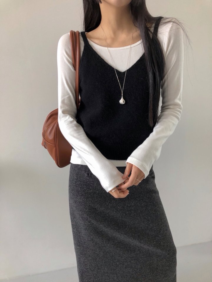Jeiin - Korean Women Fashion - #thelittlethings - Angora Vest - 5