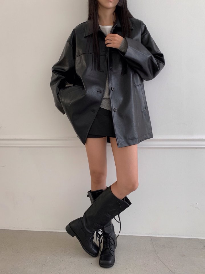 Jeiin - Korean Women Fashion - #vintagekidsstyle - Mug Jacket - 6