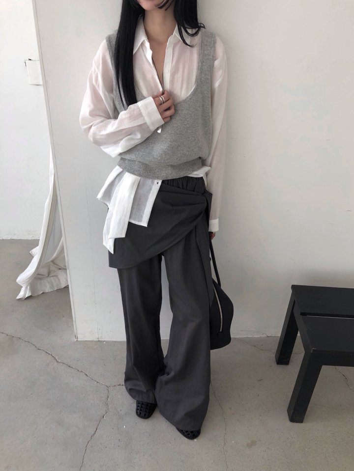 Jeiin - Korean Women Fashion - #womensfashion - U-Neck Vest - 10