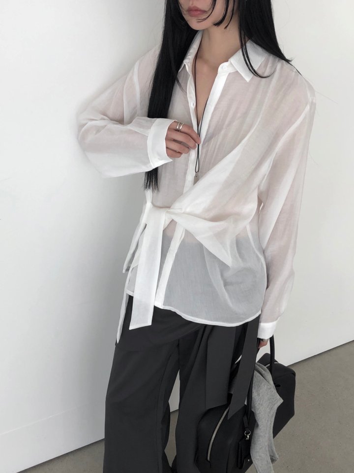 Jeiin - Korean Women Fashion - #womensfashion - Heather Shirt - 5