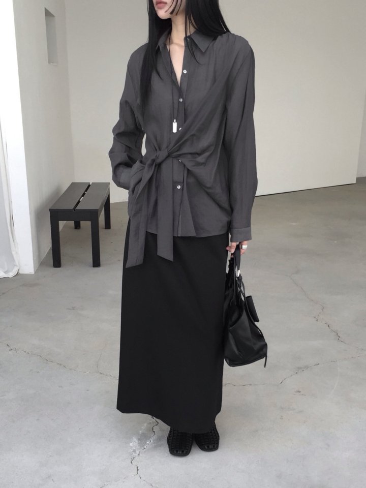 Jeiin - Korean Women Fashion - #womensfashion - Heather Shirt - 9