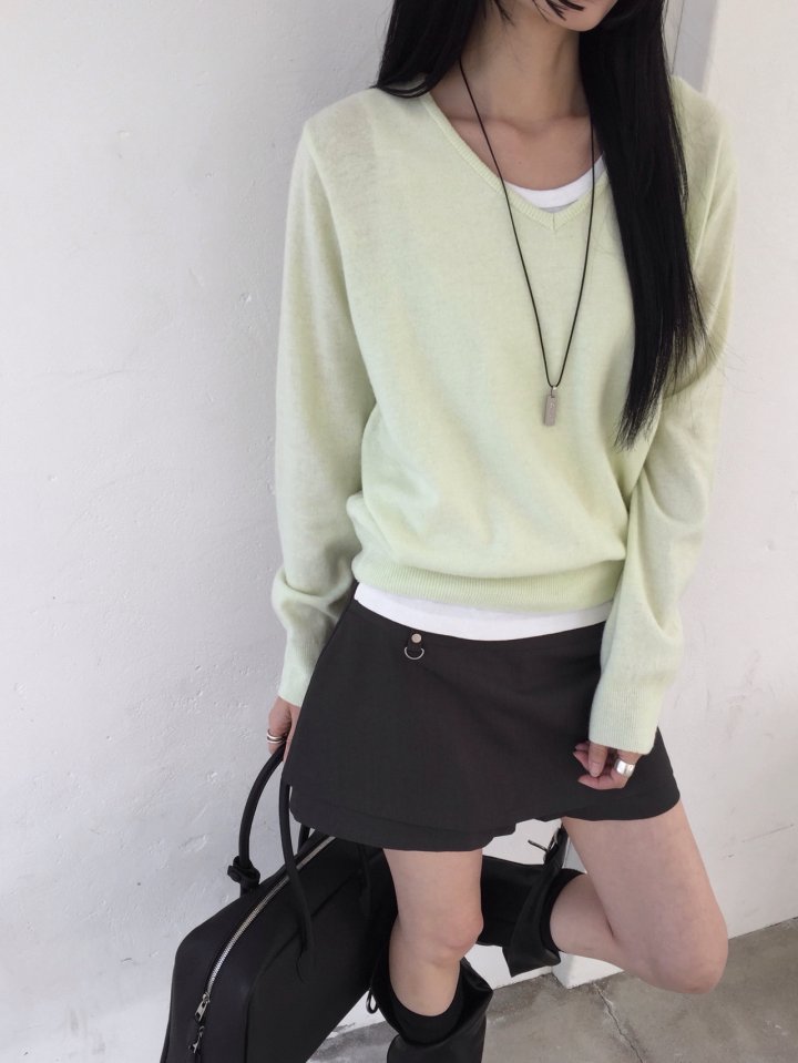 Jeiin - Korean Women Fashion - #womensfashion - Gram V Knit - 11