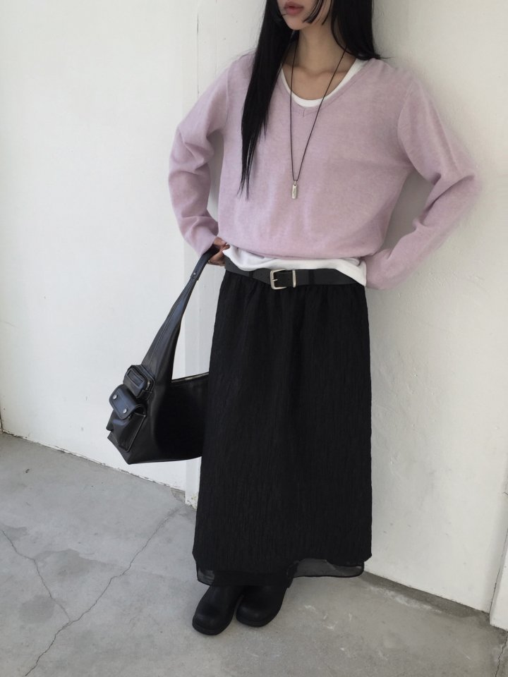 Jeiin - Korean Women Fashion - #womensfashion - Gram V Knit - 3