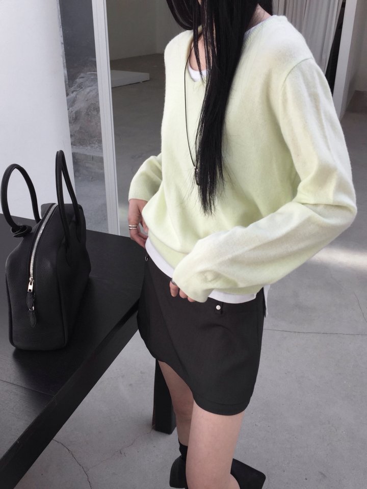 Jeiin - Korean Women Fashion - #womensfashion - Gram V Knit - 9