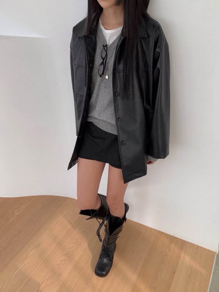 Jeiin - Korean Women Fashion - #momslook - Mug Jacket - 4