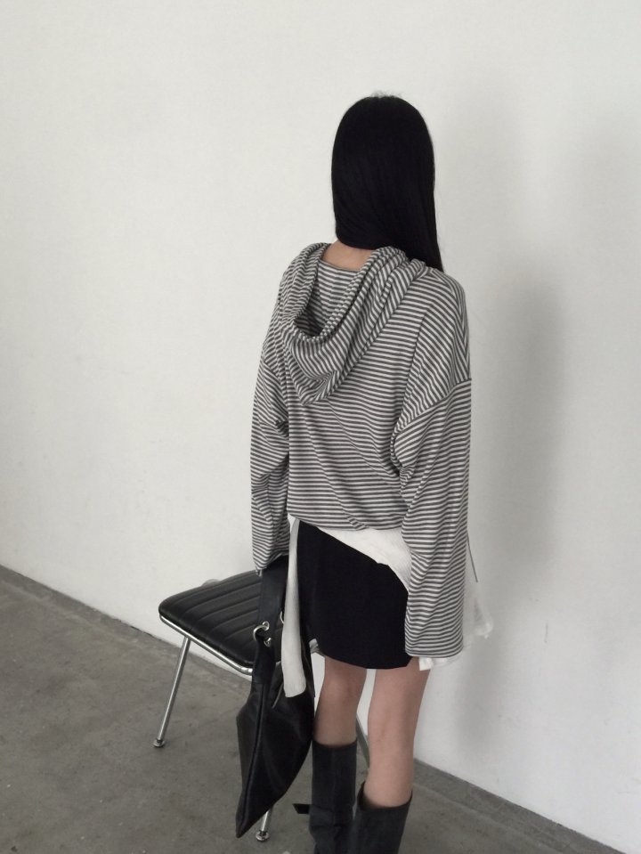 Jeiin - Korean Women Fashion - #womensfashion - Loose ST Hoodie - 7