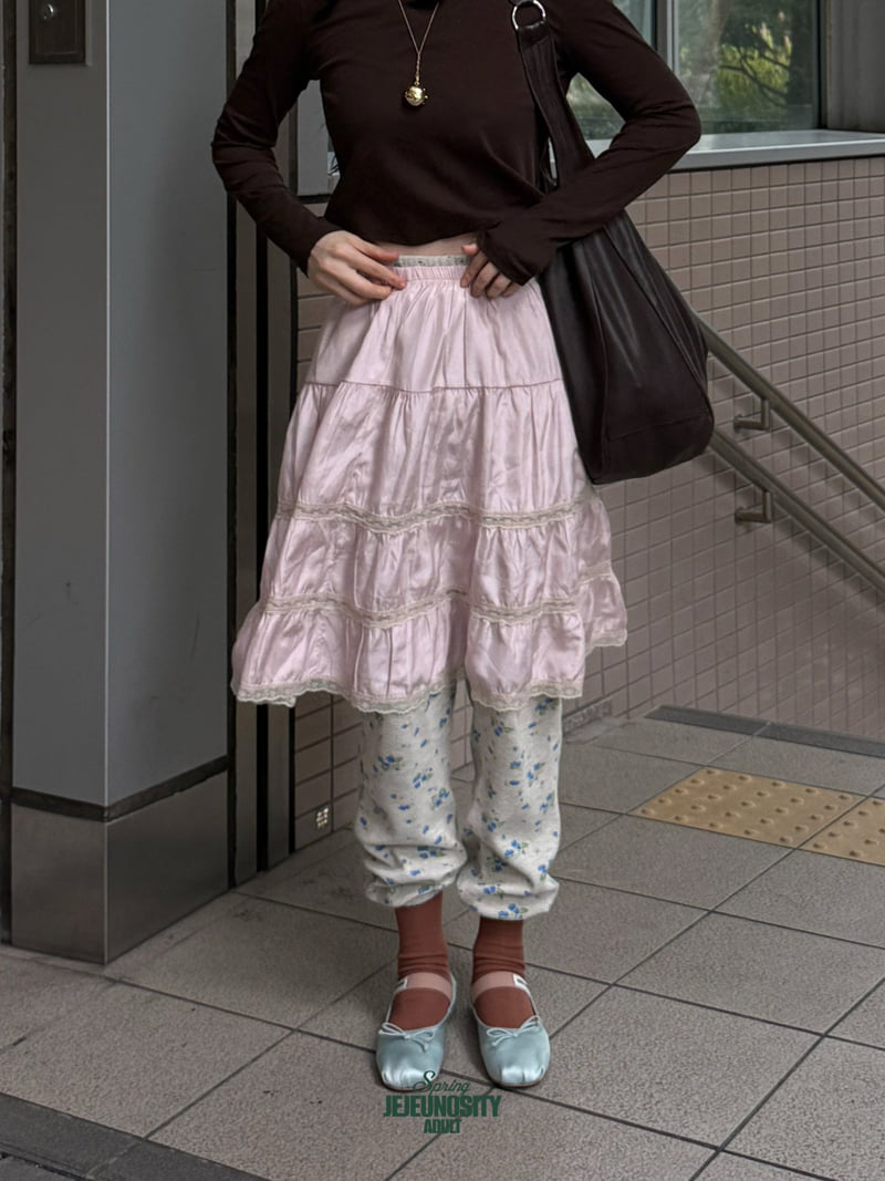 Jejeunosity - Korean Women Fashion - #momslook - Garden Jogger Pants - 2